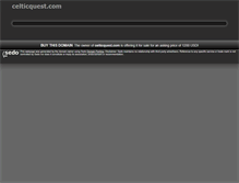 Tablet Screenshot of celticquest.com